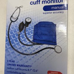 blood pressure cuff monitor manual