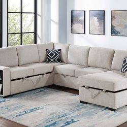 Sectional Convertible Sofa