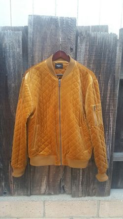 Quilted bomber jacket