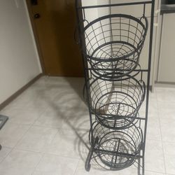 Fruit Storage Rack- 3 Levels