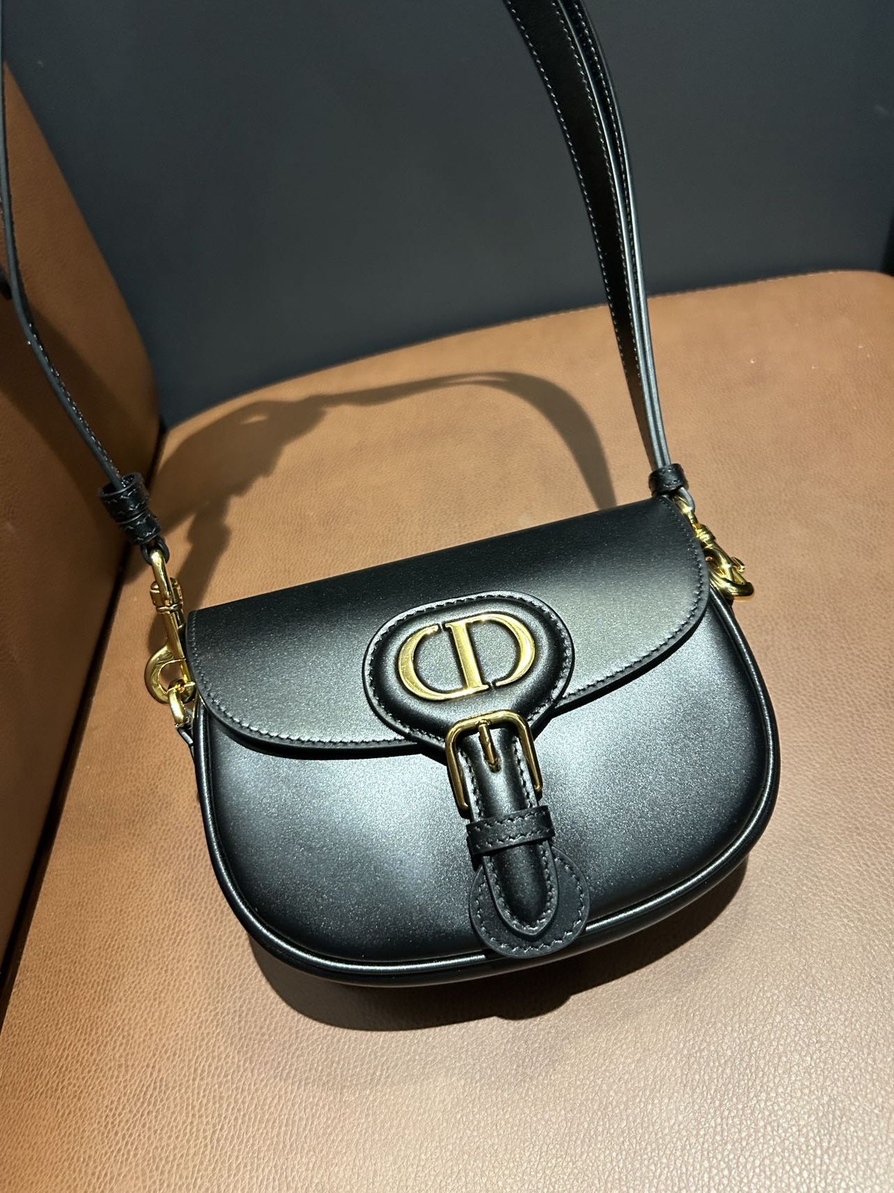 Dior Bobby Mini Bag Black Real Leather