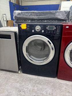 LG Tromm Front Load Dryer navy blue