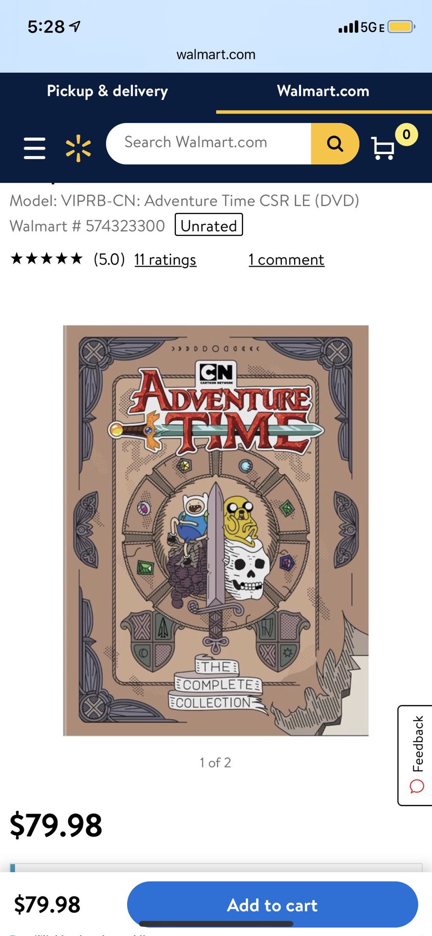 Adventure time dvd set