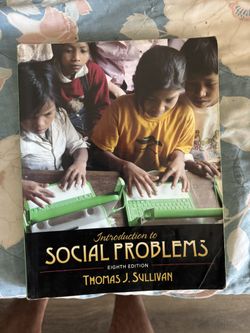 Social Problems Sociology Book