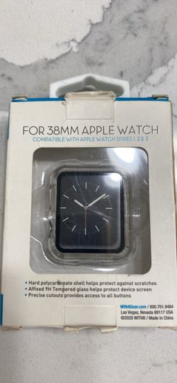 Apple Watch 38mm Protective Case with Tempered Glass