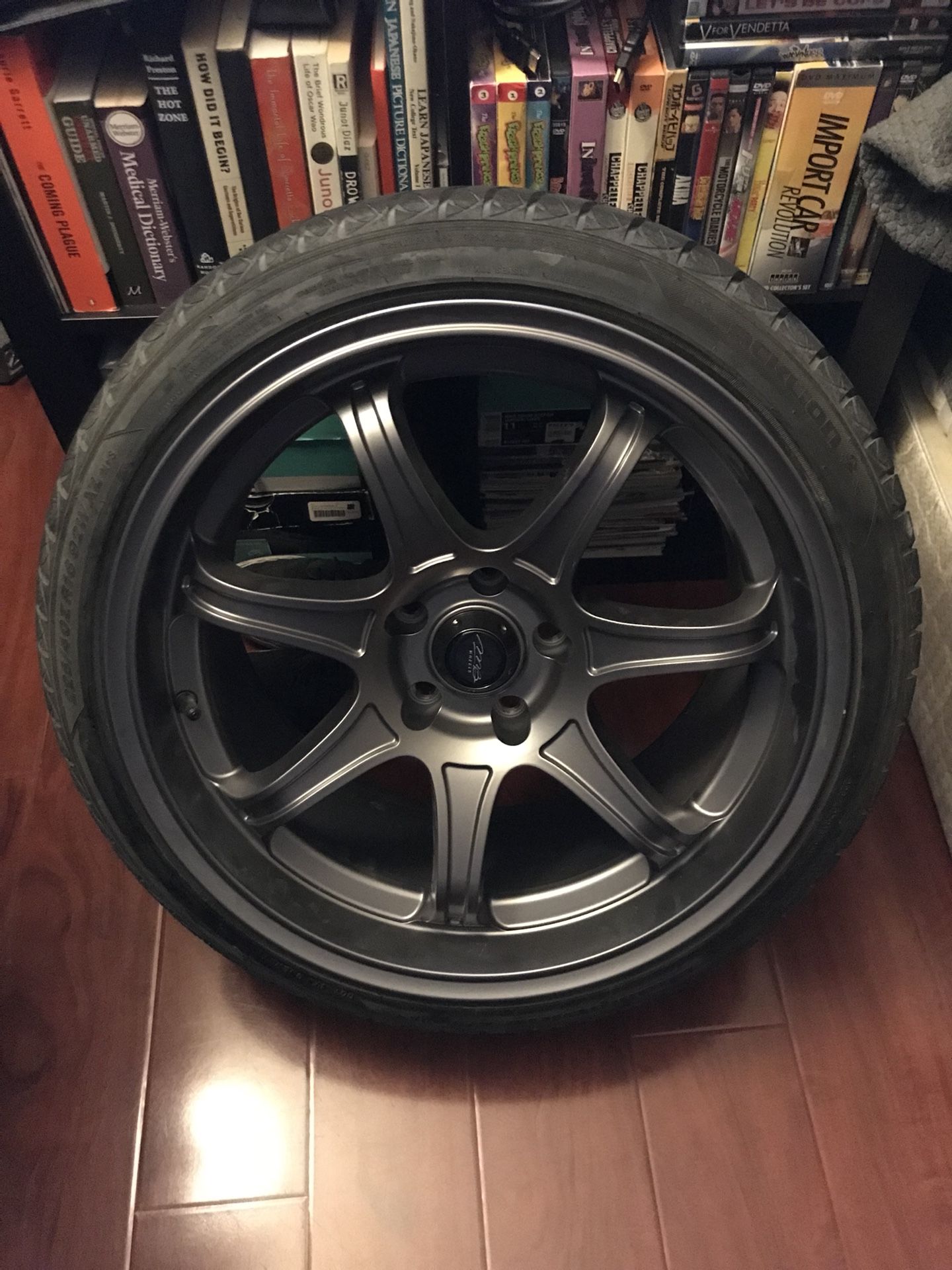 MB revolt 18x9.5 +15 w/tires