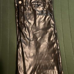 Black Leather Pants
