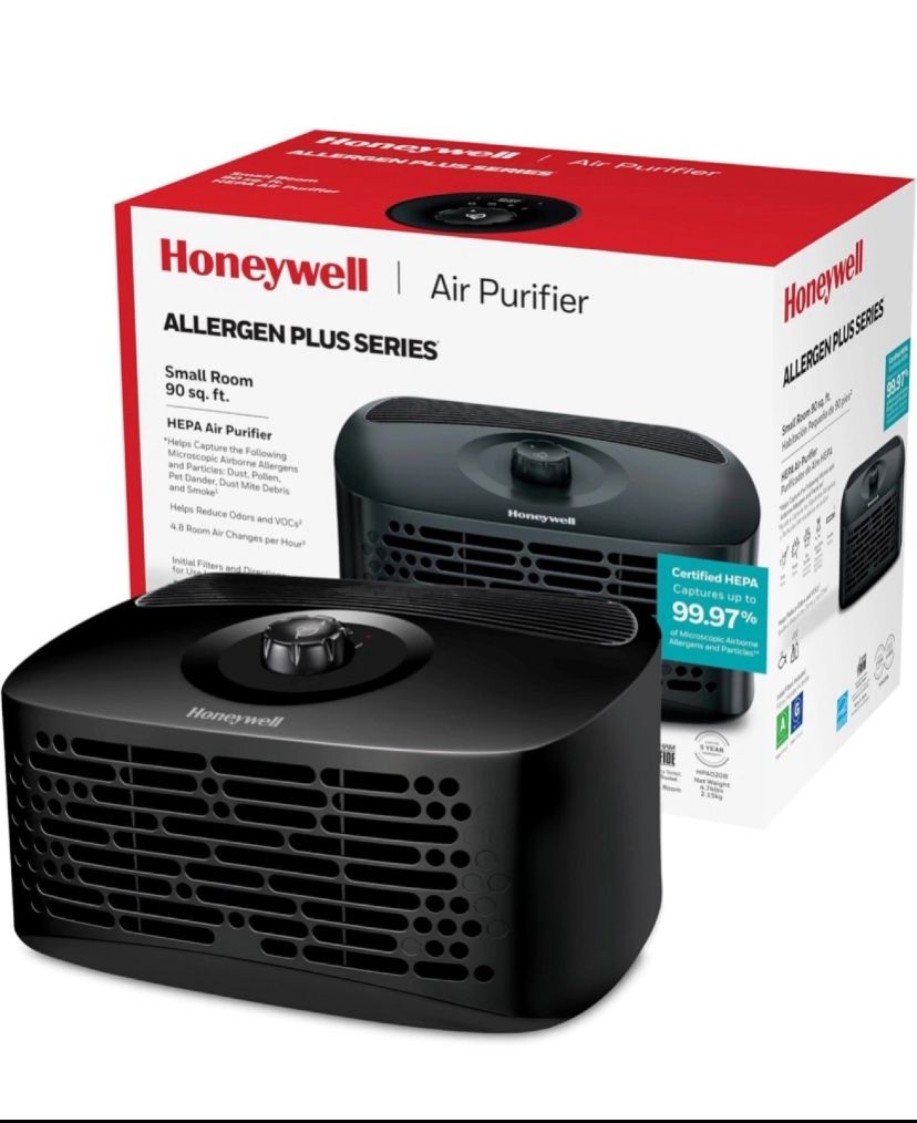 Honeywell Allergen Plus Series Air Purifier for Small Rooms