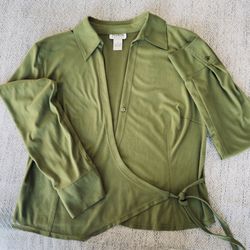 Allison Taylor Wrap Blouse