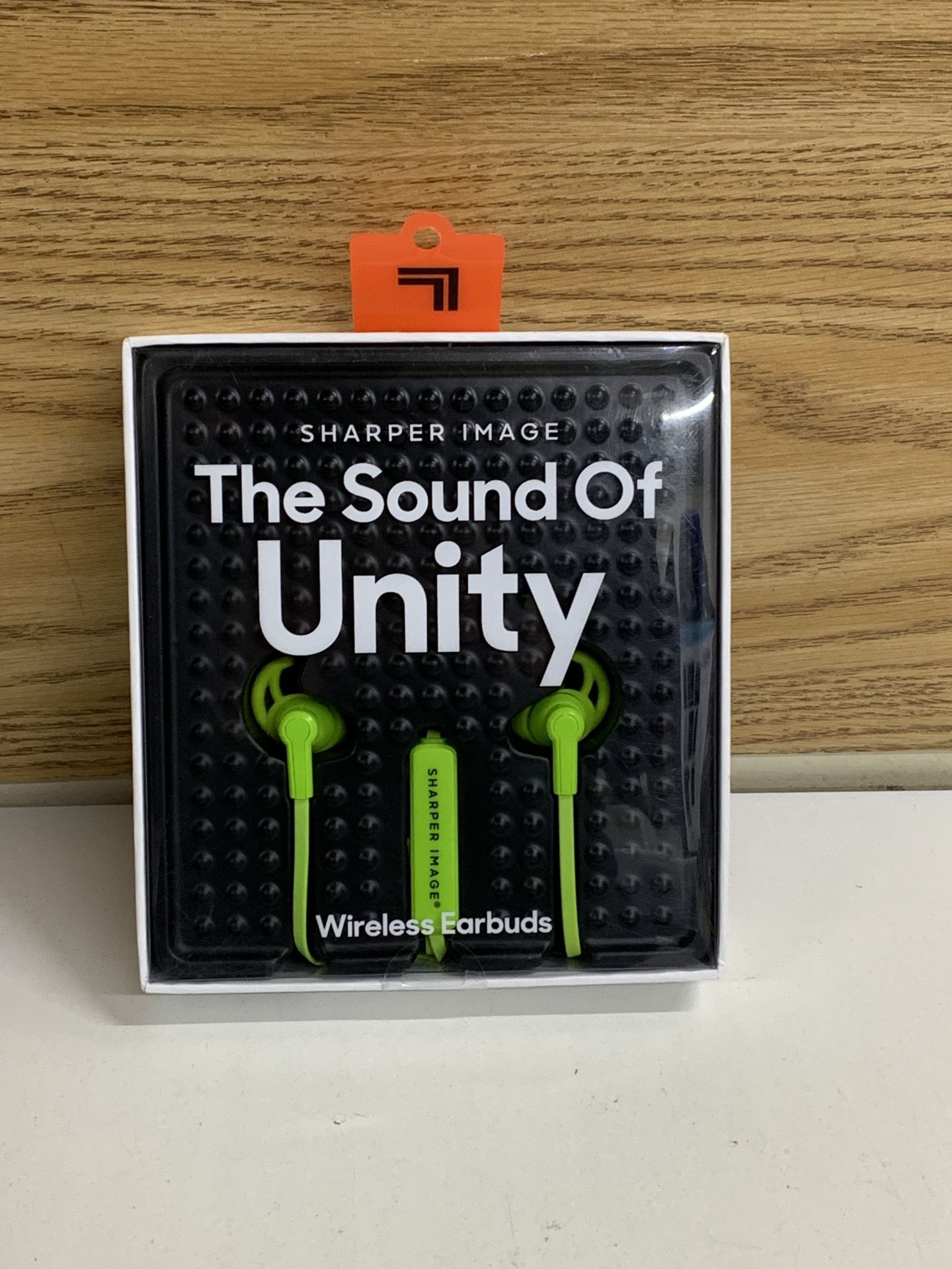Sharper Image The Sound of Unity Wireless Earbuds Neon Green