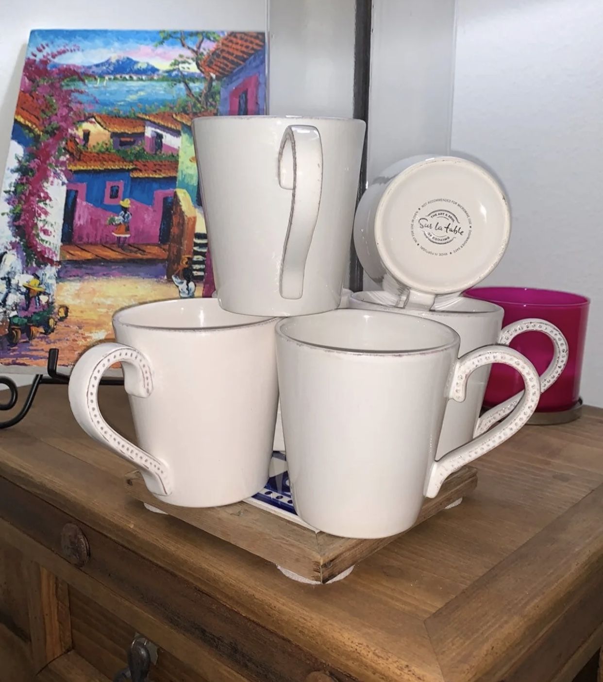 Sur La Table Coffee Mugs Set of 6