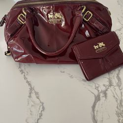 Coach Handbag And Wallet 