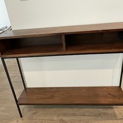 Walnut Console Table 