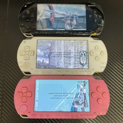 PSP 1000 Modded With Games