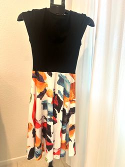 Women’s Black Wrap Top Floral Dress