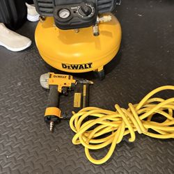 Dewalt Compressor And Nail Gun