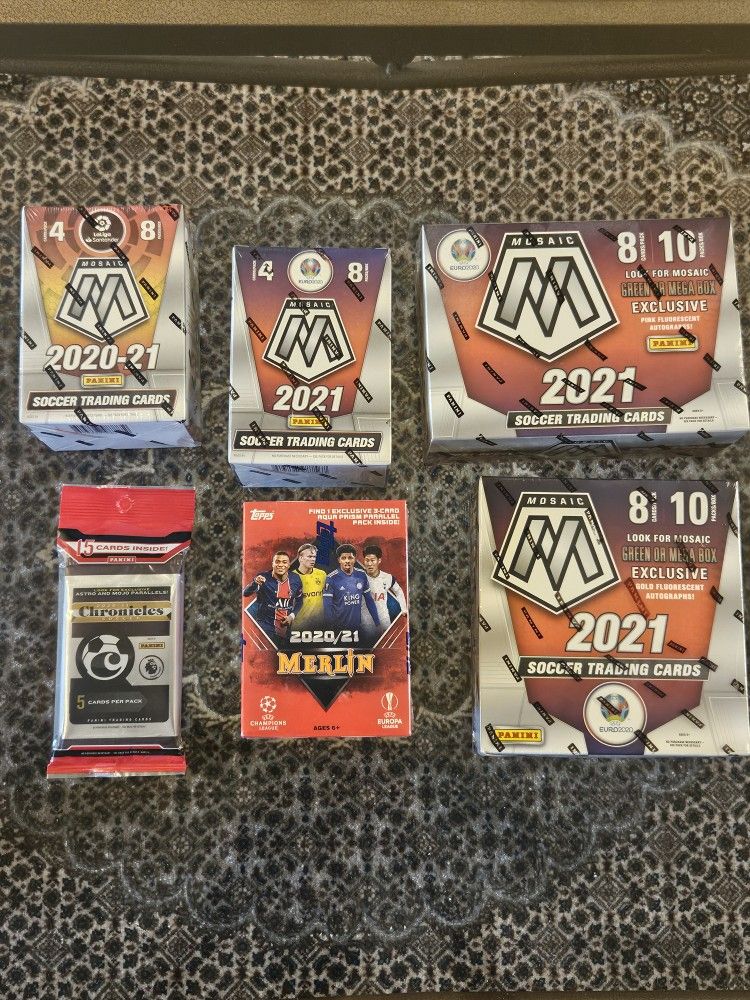 Under Market 2020-2021 Panini And Topps Sealed Soccer Retail