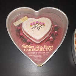 Wilton Heart-shaped Cake Pans Two Different Sizes