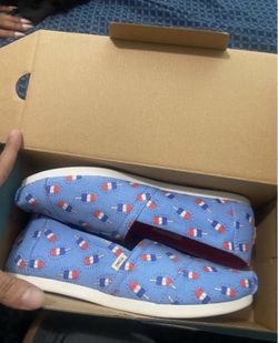 Tom’s brand new limited edition popsicle shoes size 8 woman