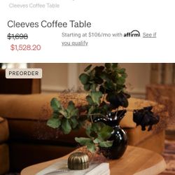 Cleeves Coffee Table at Lulu and Georgia