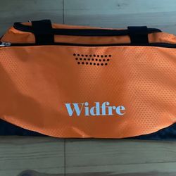 WidFre Orange Medium Travel Duffle Bag