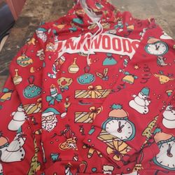 Backwoods Christmas Hoodie Size Large