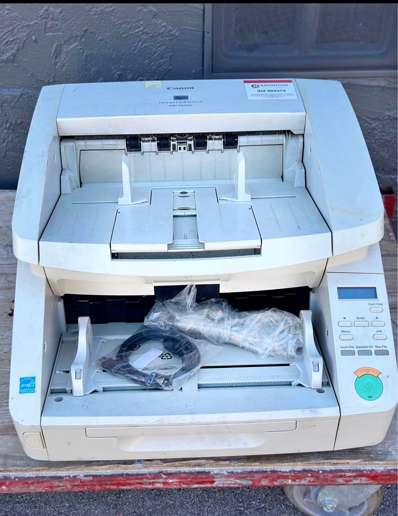 Canon image FORMULA DR-7550c Through Scanner Works Very Good 7550