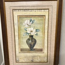 Vintage Wall Art (33x45)-Magnolia Floral