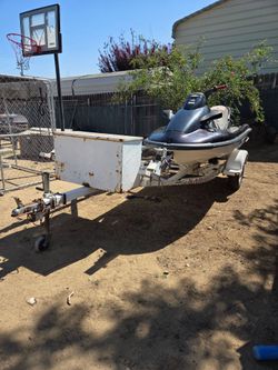 Kawasaki 1100 triple 3 seater and double trailer