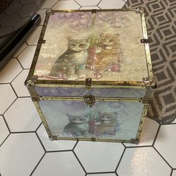 Storage Or toy Box With Locking Latch