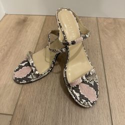 Marc Fisher snake print Heel