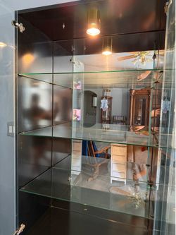 Black Asian shelves