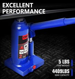 DNA Motoring 2 Ton Hydraulic Bottle Jack
