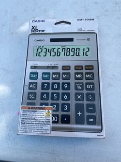 Casio DM-1200BM Business Desktop Calculator,