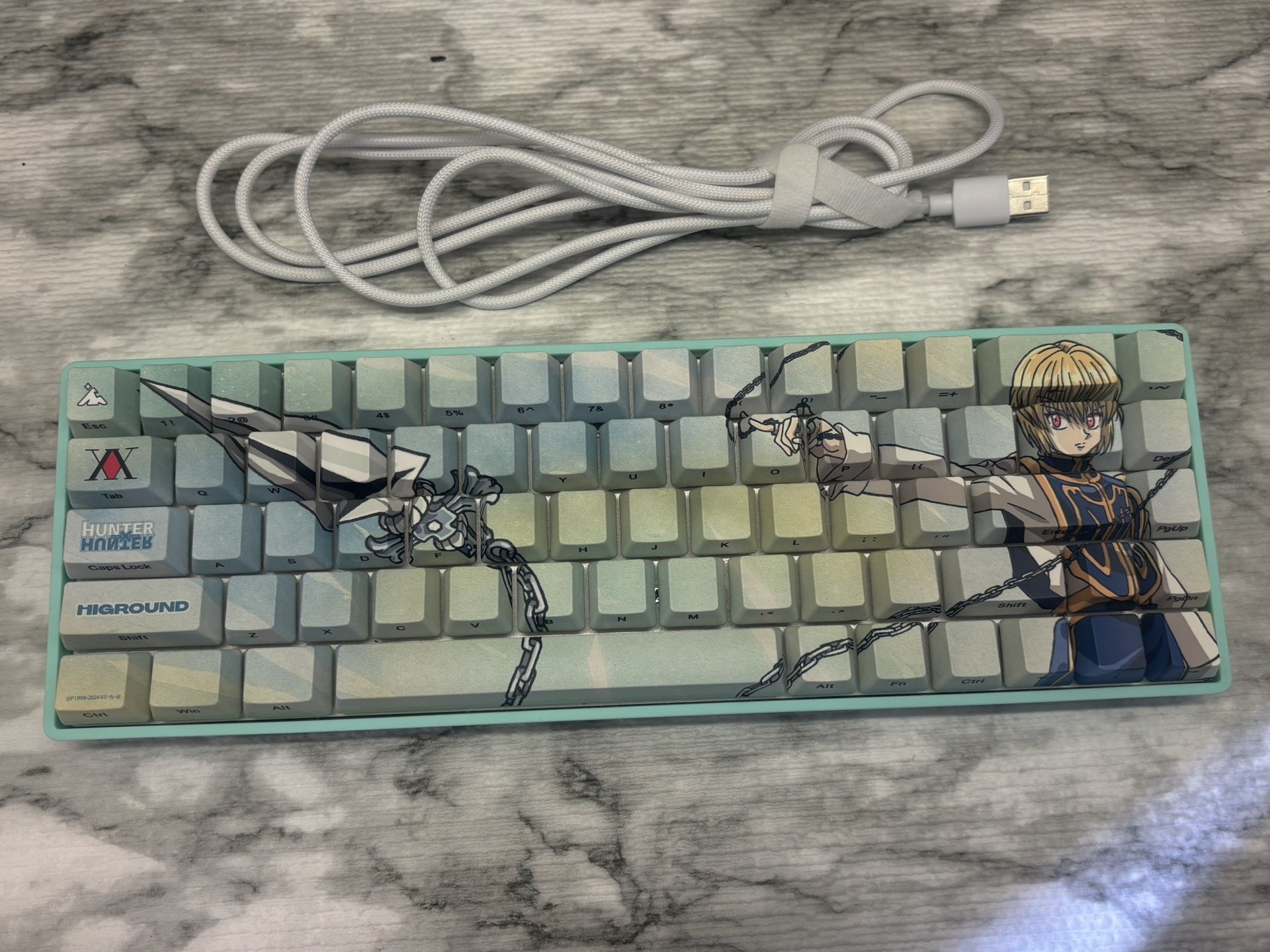 HIGROUND Basecamp 65 RGB Wired Gaming Keyboard - Hunter x Hunter