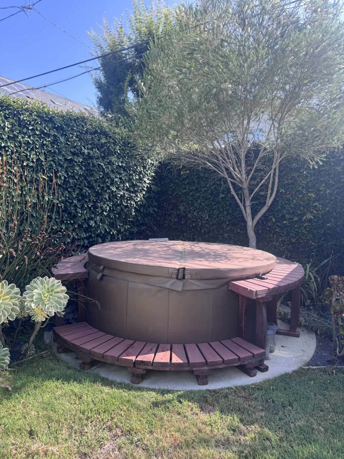 Hot Tub (Softub Brand) and Wooden Surround