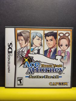 NINTENDO DS ACE ATTORNEY JUSTICE FOR ALL