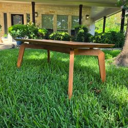 Handmade Solid Mahogany Table - Custom "Spider Float" Design