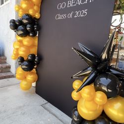 7ft Wooden Balloon Back Drop Stand 