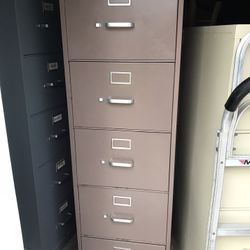 5 Drawer File Cabinet 