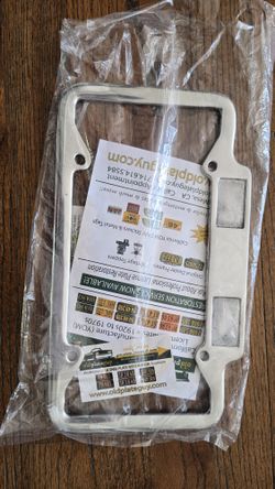 Frame/Holder for YOM Licenseplate