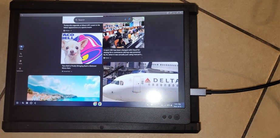 OFIYAA 12'' PORTABLE MONITOR | Dual Screen
