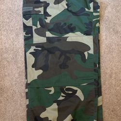 US74 Koman Camouflage Men's Army Cargo Pants Ralaxed Fit Green Camo Size 3XL