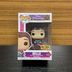 Funko Pop Disney Princess Belle #1021 Diamond Coll. HT Ex