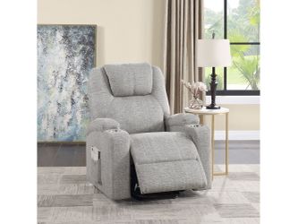 Evander Gray Power Lift Recliner
