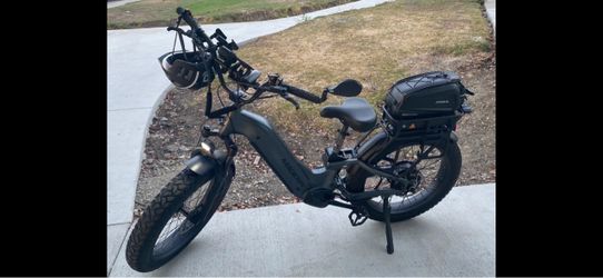 MAGICIAN ALPHA EBIKE DUAL BATTERY EXCELLENT CONDITION IN MATTE GREY 692 TOTAL MILES/REAR TURN SIGNALS!