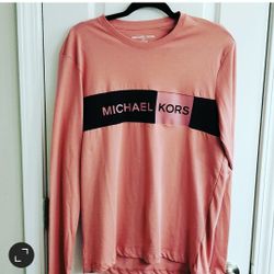 *NEW* Michael kors Never Worn Men's Small-Medium 100% Cotton  Long Sleeves