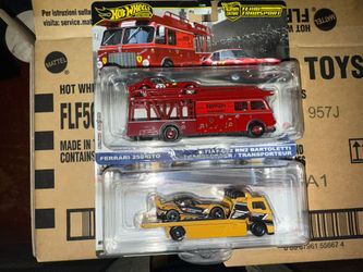 Hot Wheels Premium 2025 Team Transport Ferrari 250 GTO & Toyota GR Supra Lot