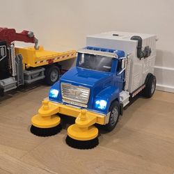 Battat Driven Street Sweeper OR Tow Truck (price per @ $25 each or $50 for both)