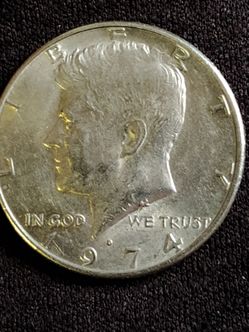 1974 D Kennedy Half Dollar with errors